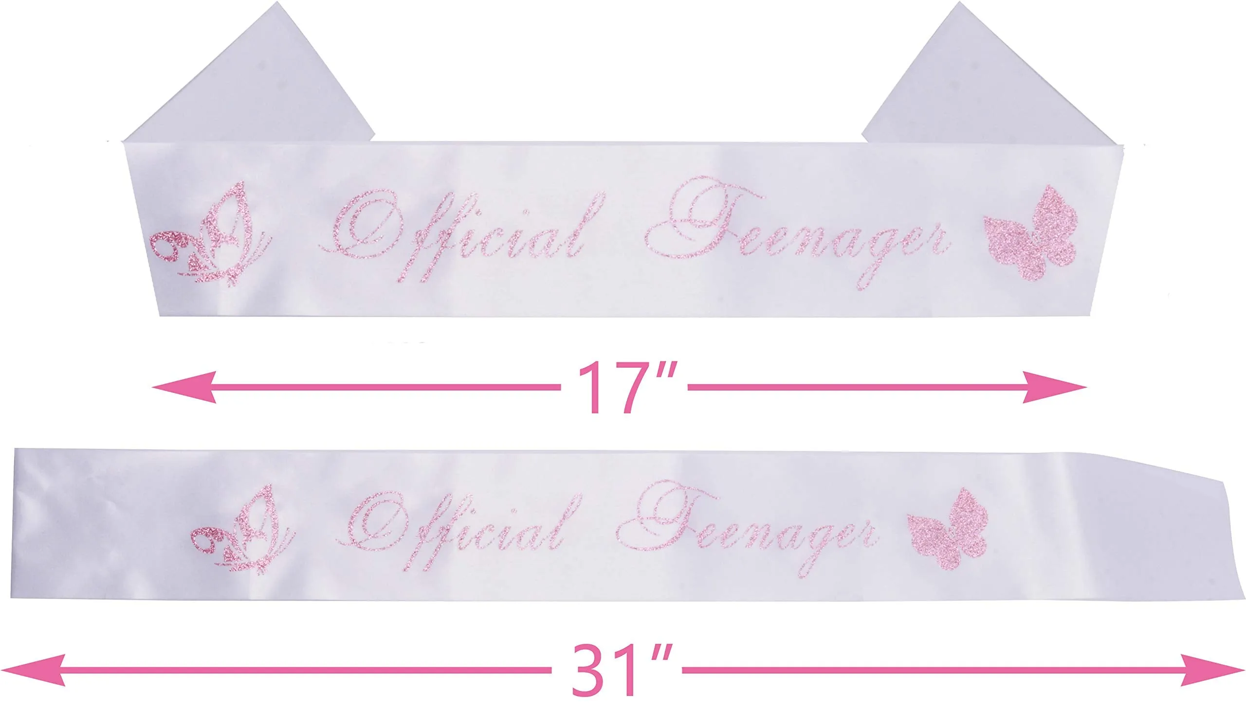 13th Birthday Decorations Party Supplies, 13th Birthday Gifts, Pink 13th Birthday Tiara