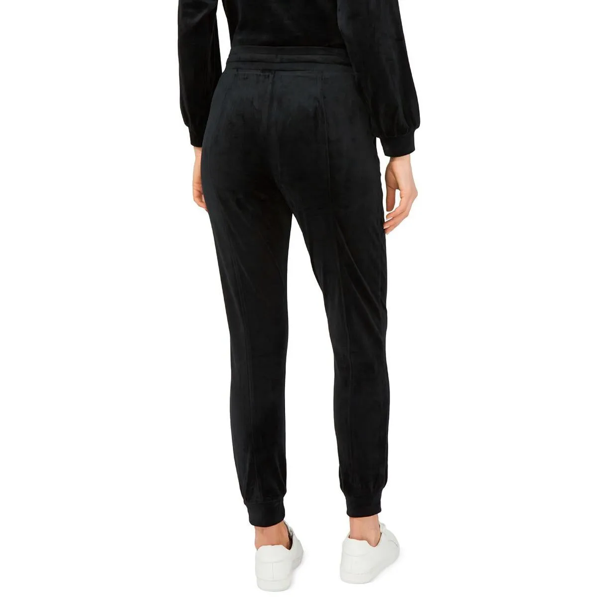 1.State Womens Velour Pull On Jogger Pants