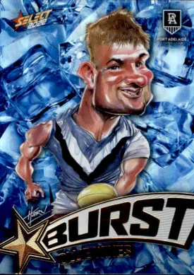 2022 Select AFL Footy Stars Star Burst Ice Set of 72 cards