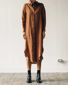 7115 Dolman Shirtdress, Rust