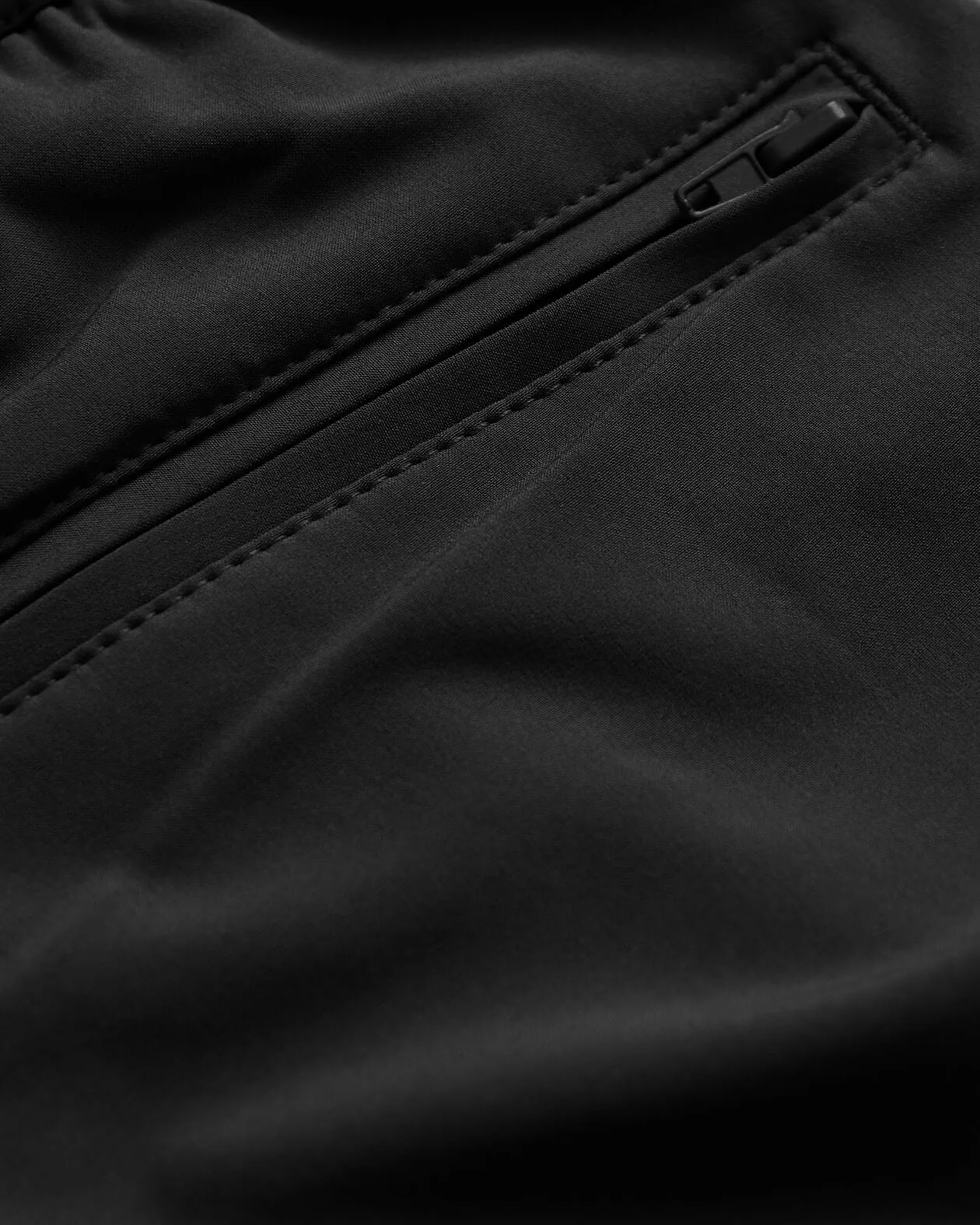 7" Black Active Training Shorts