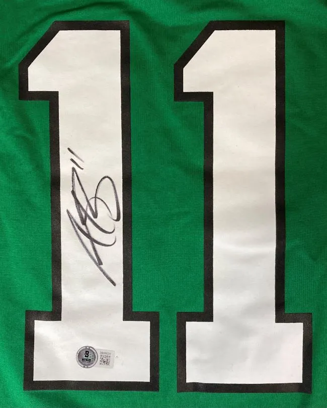 AJ Brown Signed Philadelphia Eagles Kelly Green Nike Game Replica Jersey BAS