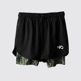 AOR2 Extended Liner Black Training Shorts