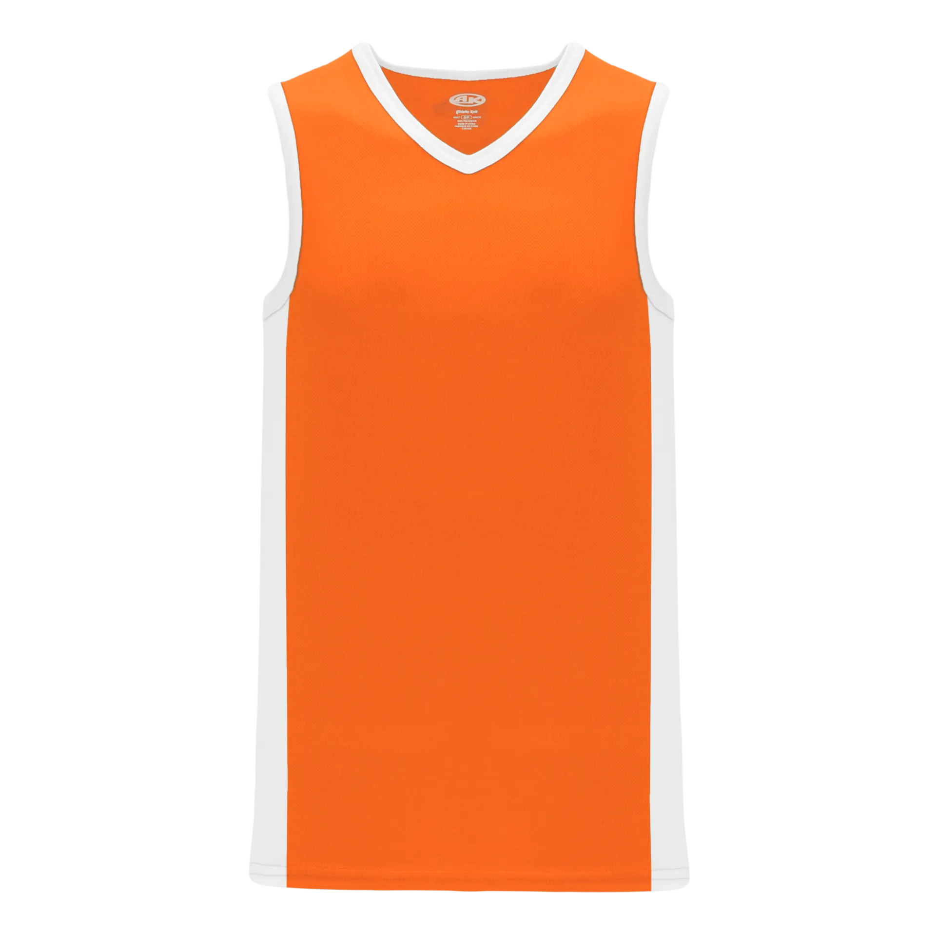 Athletic Knit (AK) B2115M-238 Mens Orange/White Pro Basketball Jersey