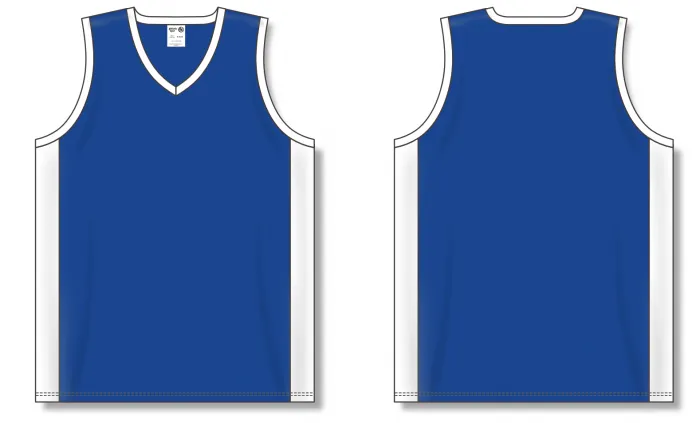 Athletic Knit (AK) B2115Y-206 Youth Royal Blue/White Pro Basketball Jersey