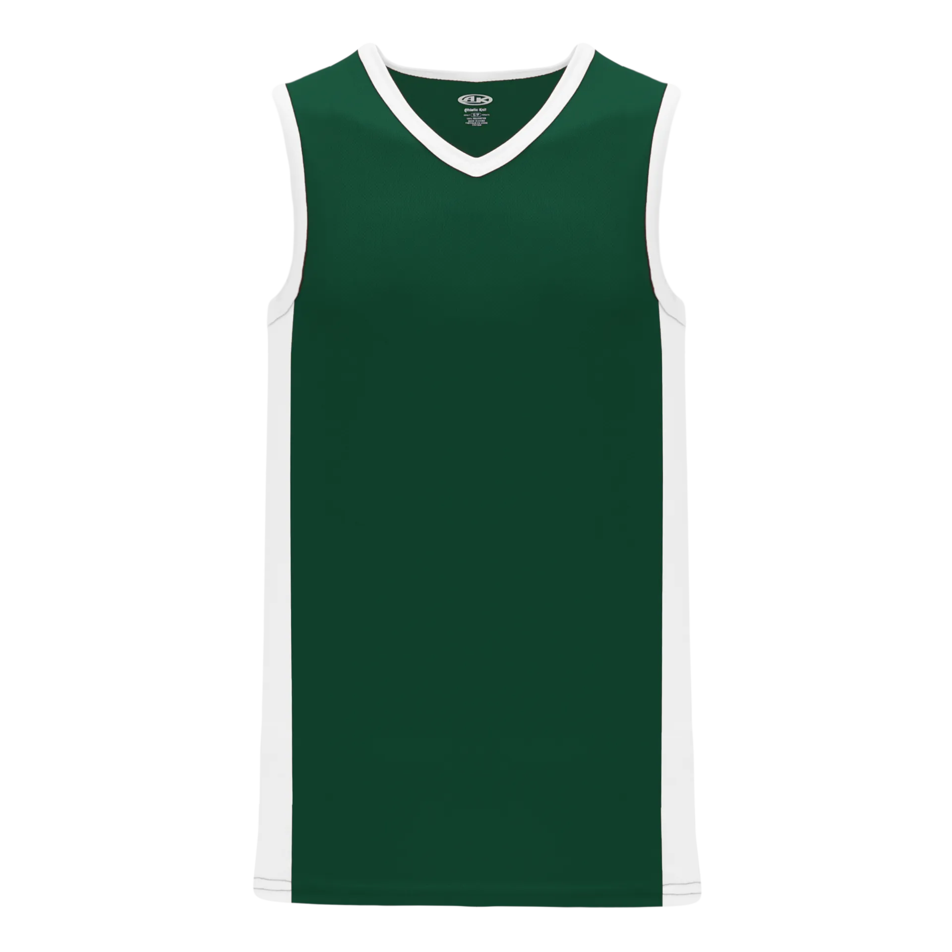 Athletic Knit (AK) B2115Y-260 Youth Dark Green/White Pro Basketball Jersey