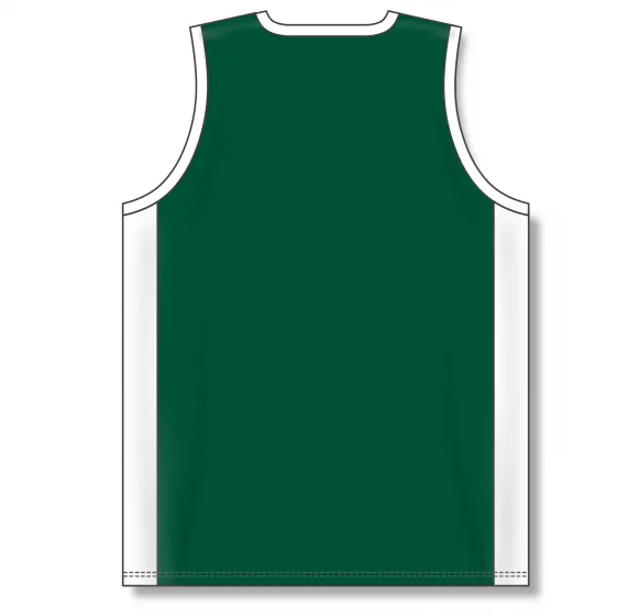 Athletic Knit (AK) B2115Y-260 Youth Dark Green/White Pro Basketball Jersey