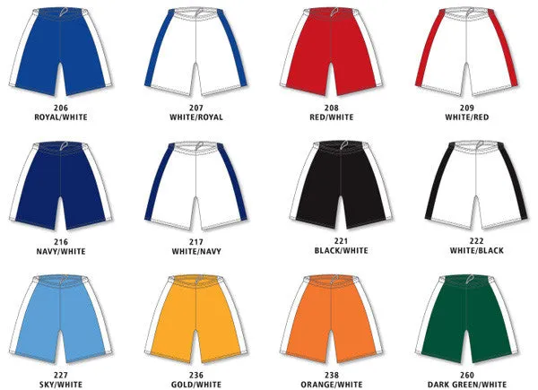 Athletic Knit Two-Tone Basketball Game Shorts