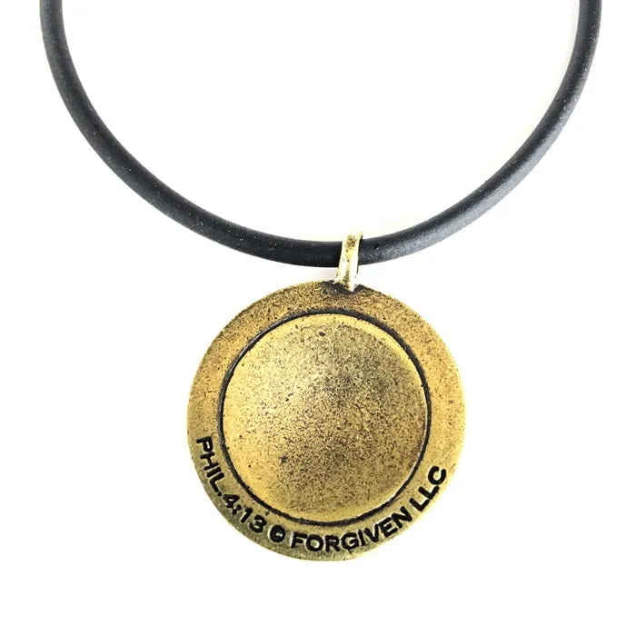 Basketball Antique Brass Necklace