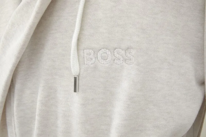 Boss Sense Natural Hooded Bathrobe (Unisex) by Hugo Boss Home