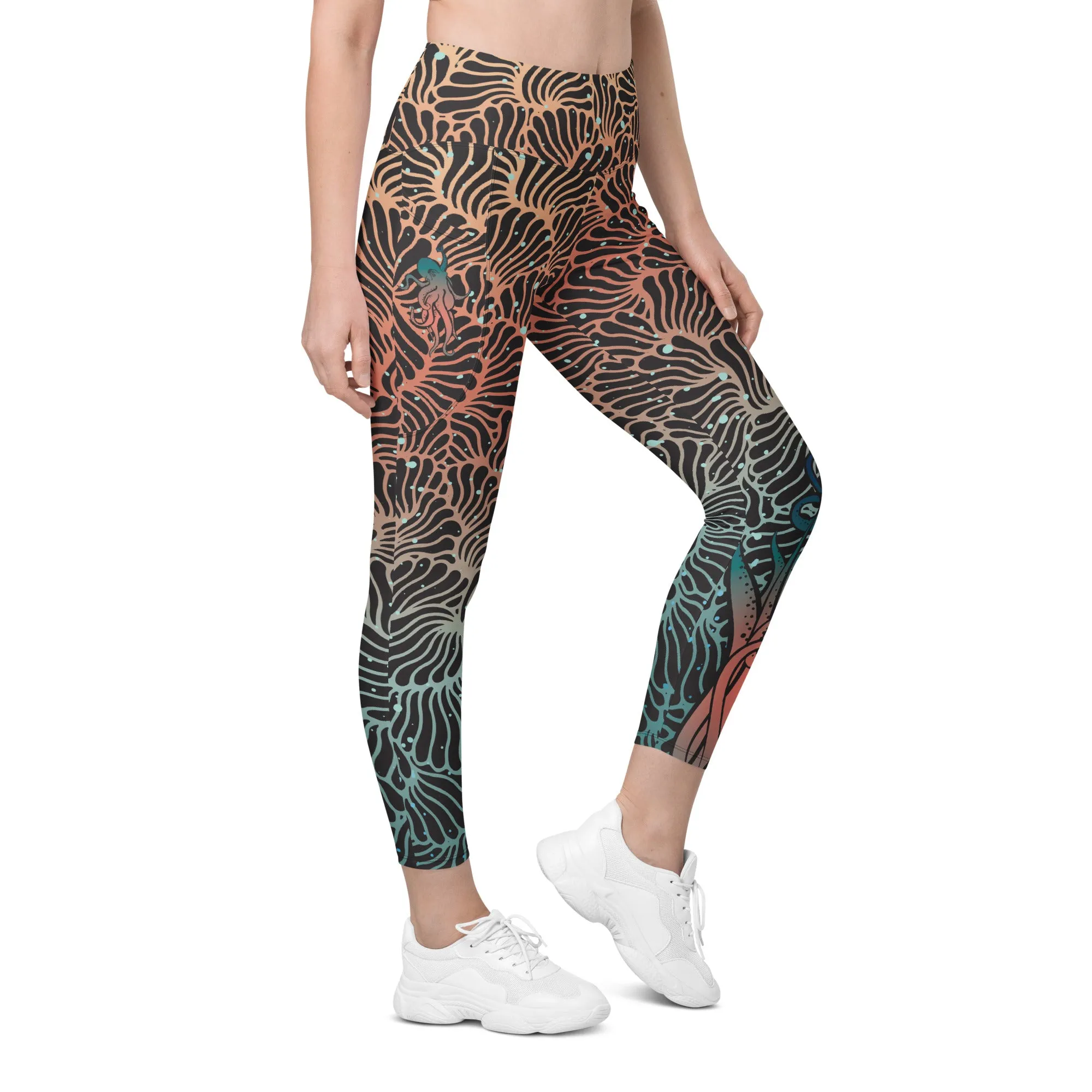 Camouflage Octopus Pocket Leggings (XS - 6X)