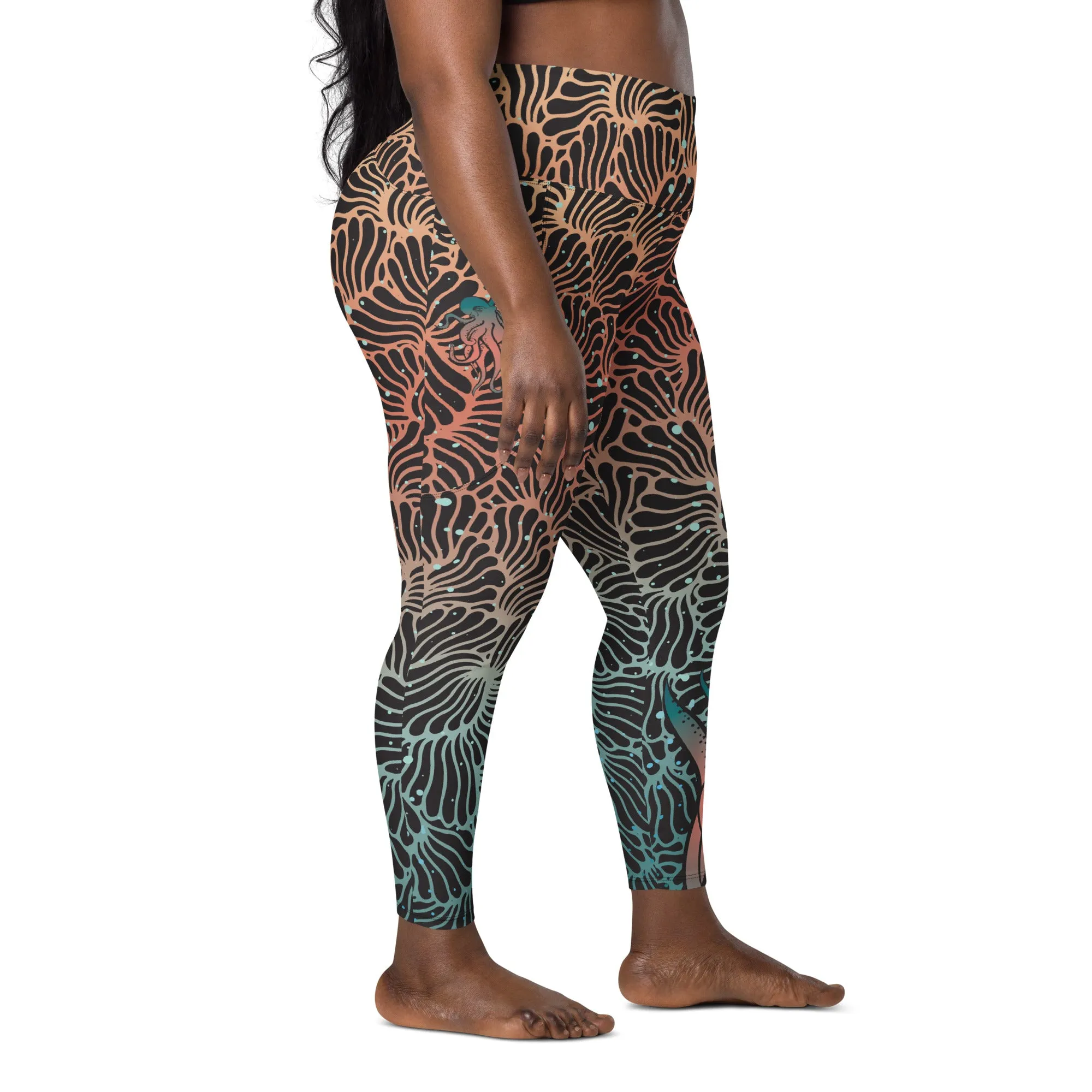 Camouflage Octopus Pocket Leggings (XS - 6X)