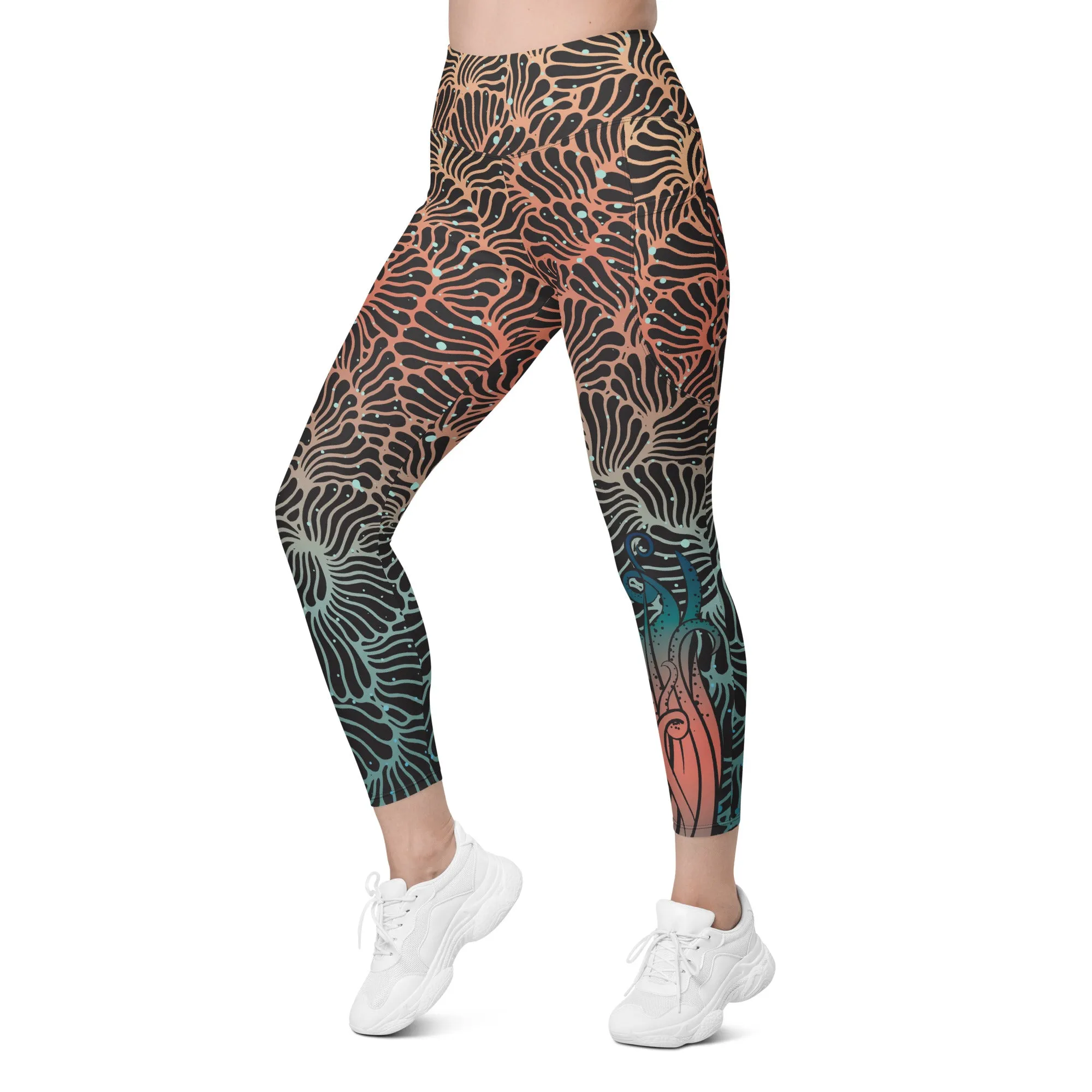 Camouflage Octopus Pocket Leggings (XS - 6X)