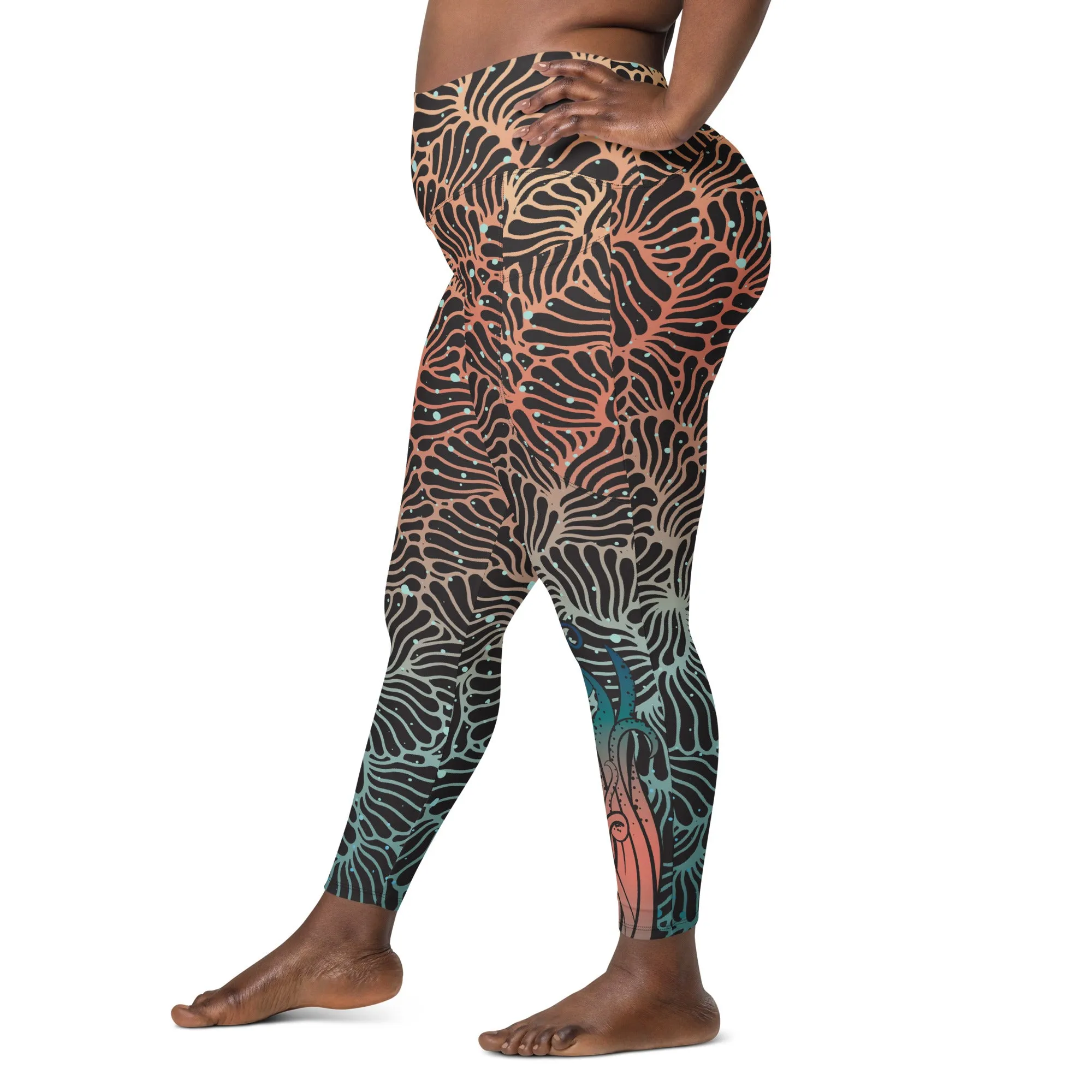 Camouflage Octopus Pocket Leggings (XS - 6X)