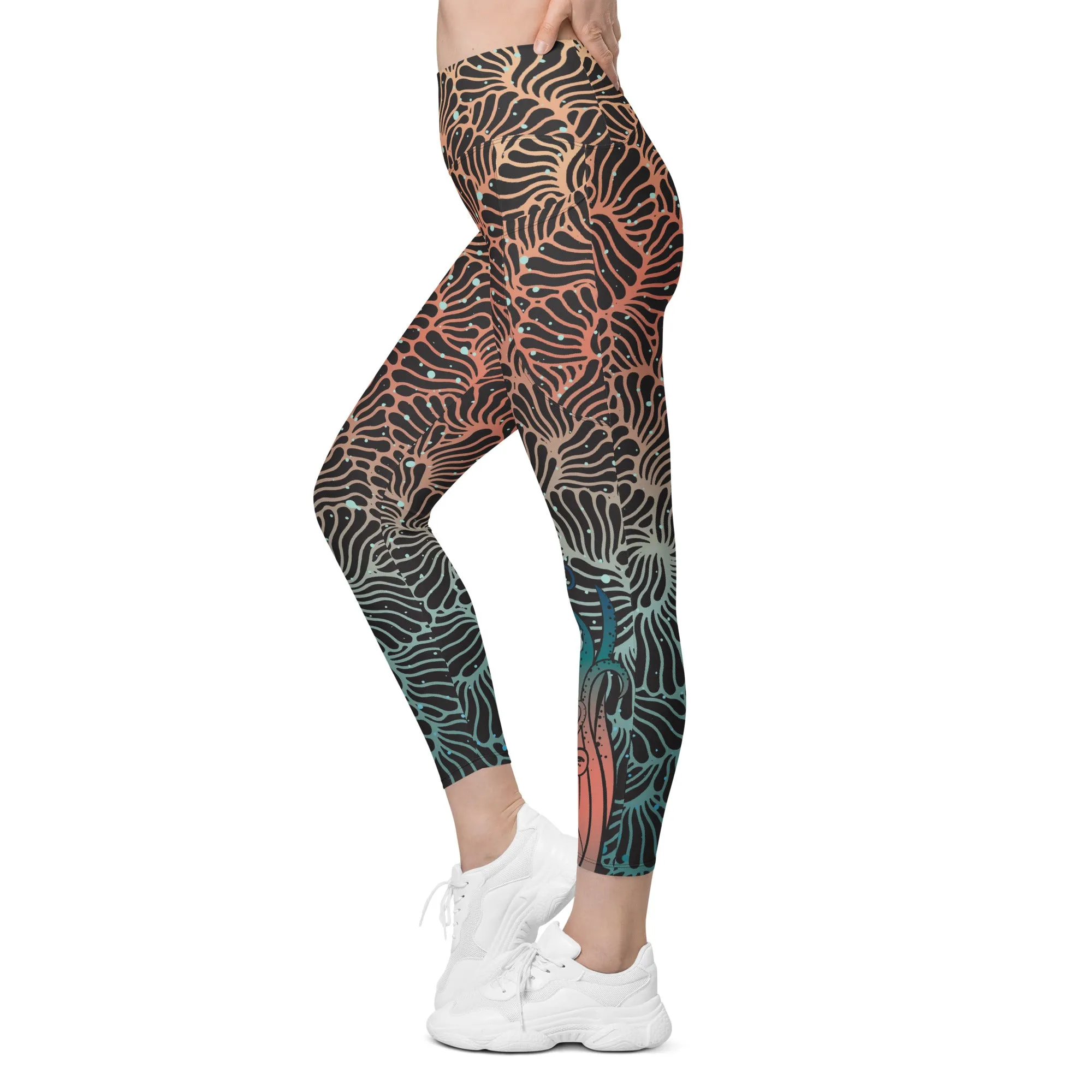 Camouflage Octopus Pocket Leggings (XS - 6X)