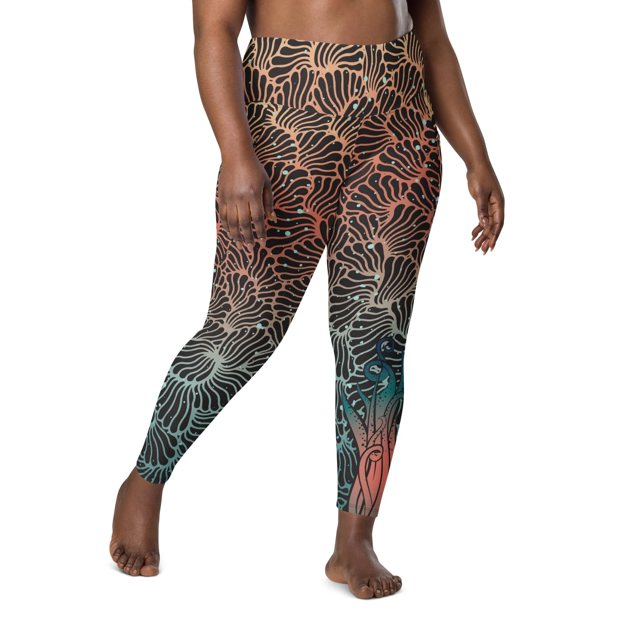 Camouflage Octopus Pocket Leggings (XS - 6X)