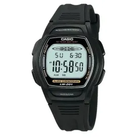 Casio LW-201-1AVDF Black Resin Watch for Women