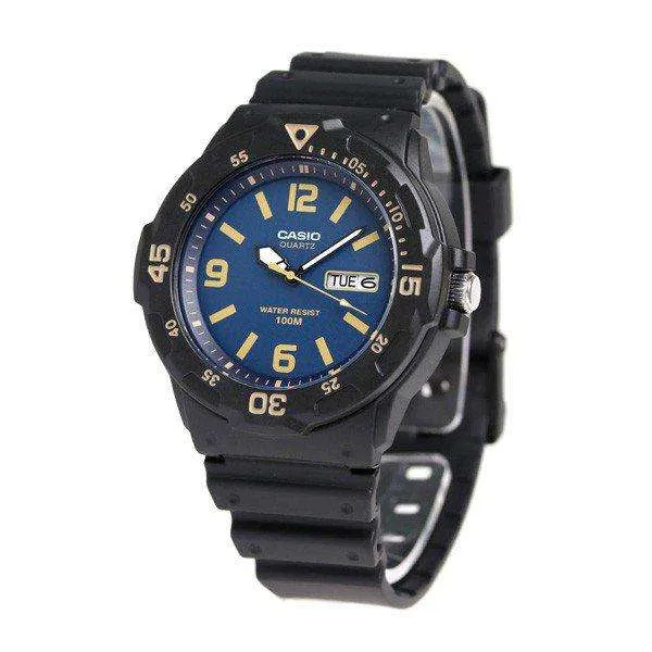 Casio MRW-200H-2B3VDF Analog Black Resin Strap Watch for Men