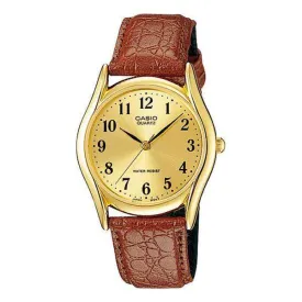 Casio MTP-1094Q-9BD Brown Leather Strap Watch for Men