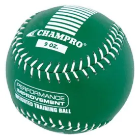 Champro 9 oz Weighted Training Softball: CSB709CS