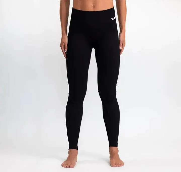 Classic Ribbed Leggings - Black