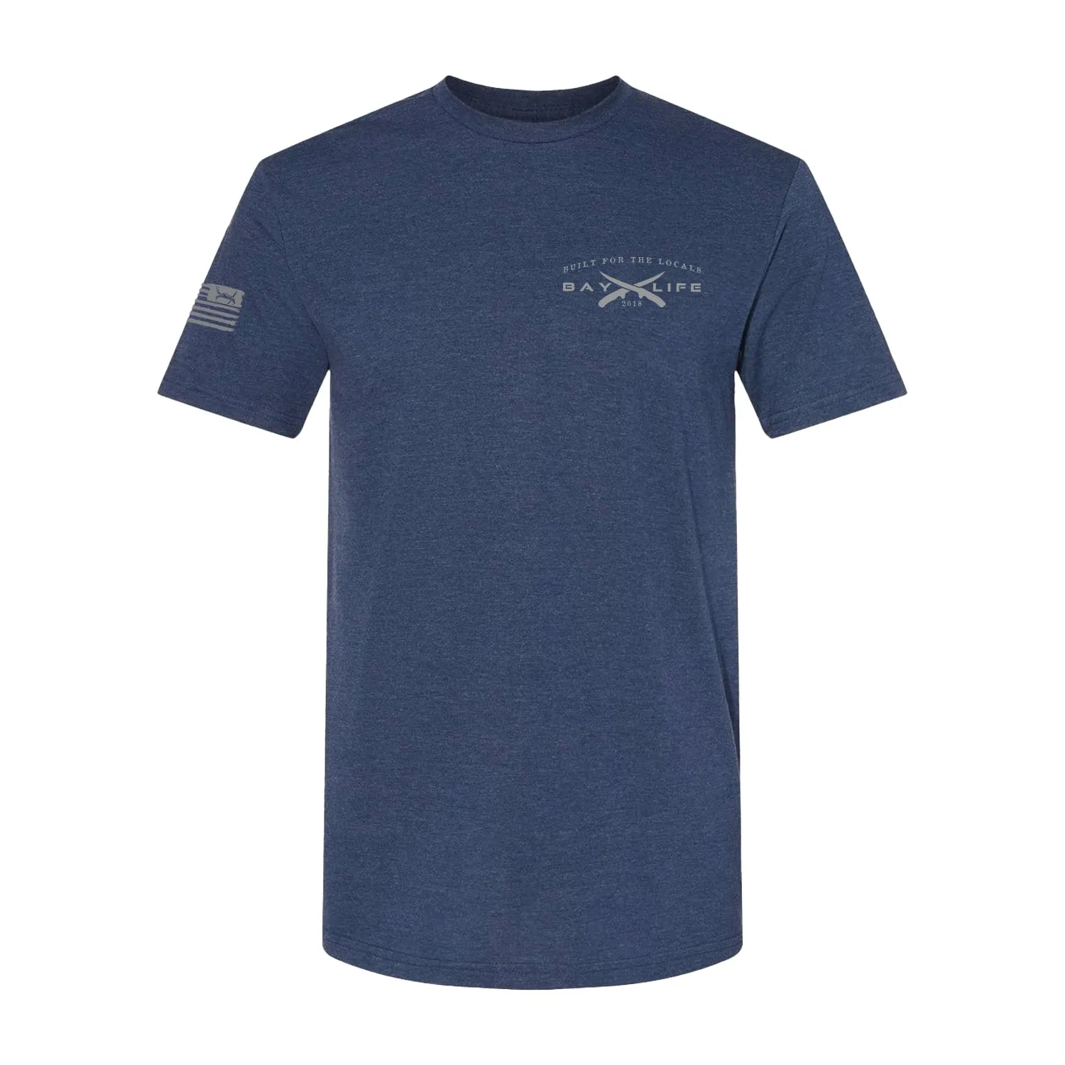 Cobia Locals | Ultra Soft Short Sleeve | Navy Mist