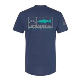 Cobia Locals | Ultra Soft Short Sleeve | Navy Mist