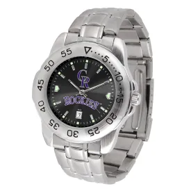 Colorado Rockies Men’s Sport Steel Watch