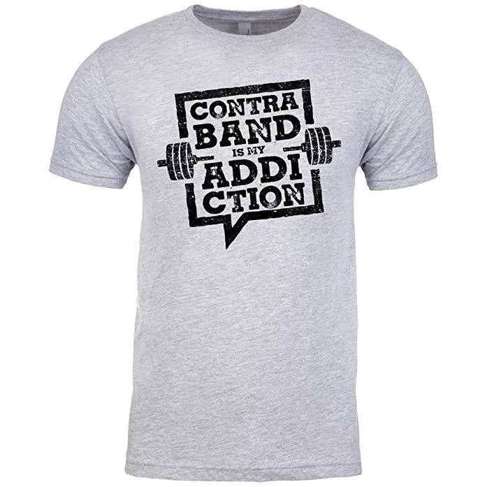 Contraband Sports 10169 Contraband is My Addiction Mens/Unisex T-Shirt