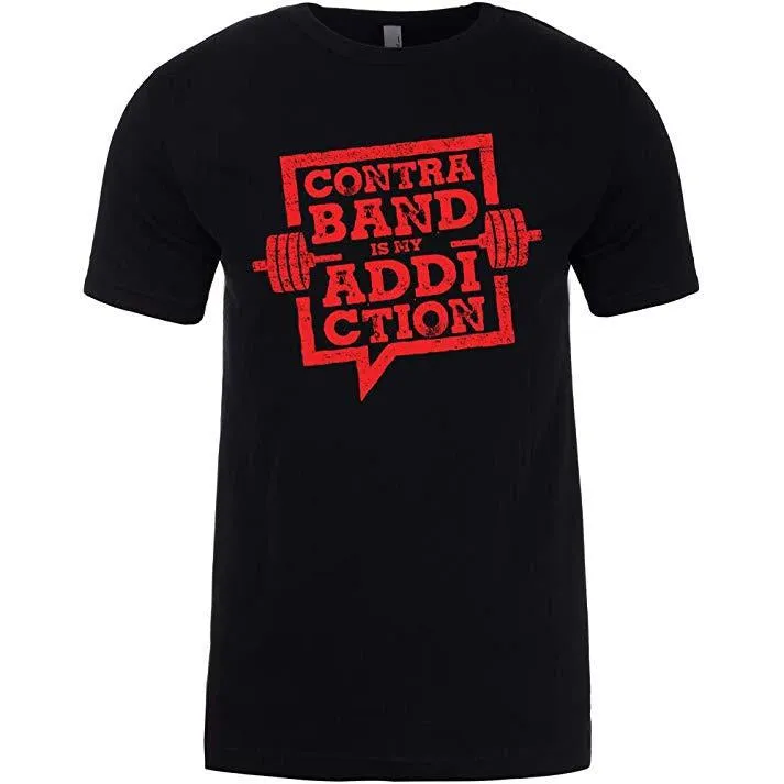 Contraband Sports 10169 Contraband is My Addiction Mens/Unisex T-Shirt