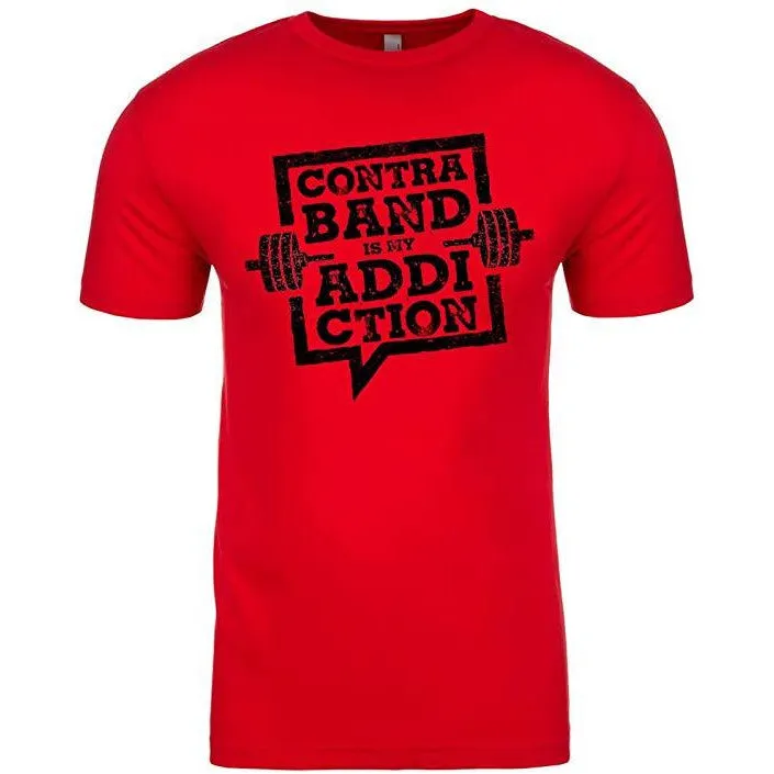 Contraband Sports 10169 Contraband is My Addiction Mens/Unisex T-Shirt