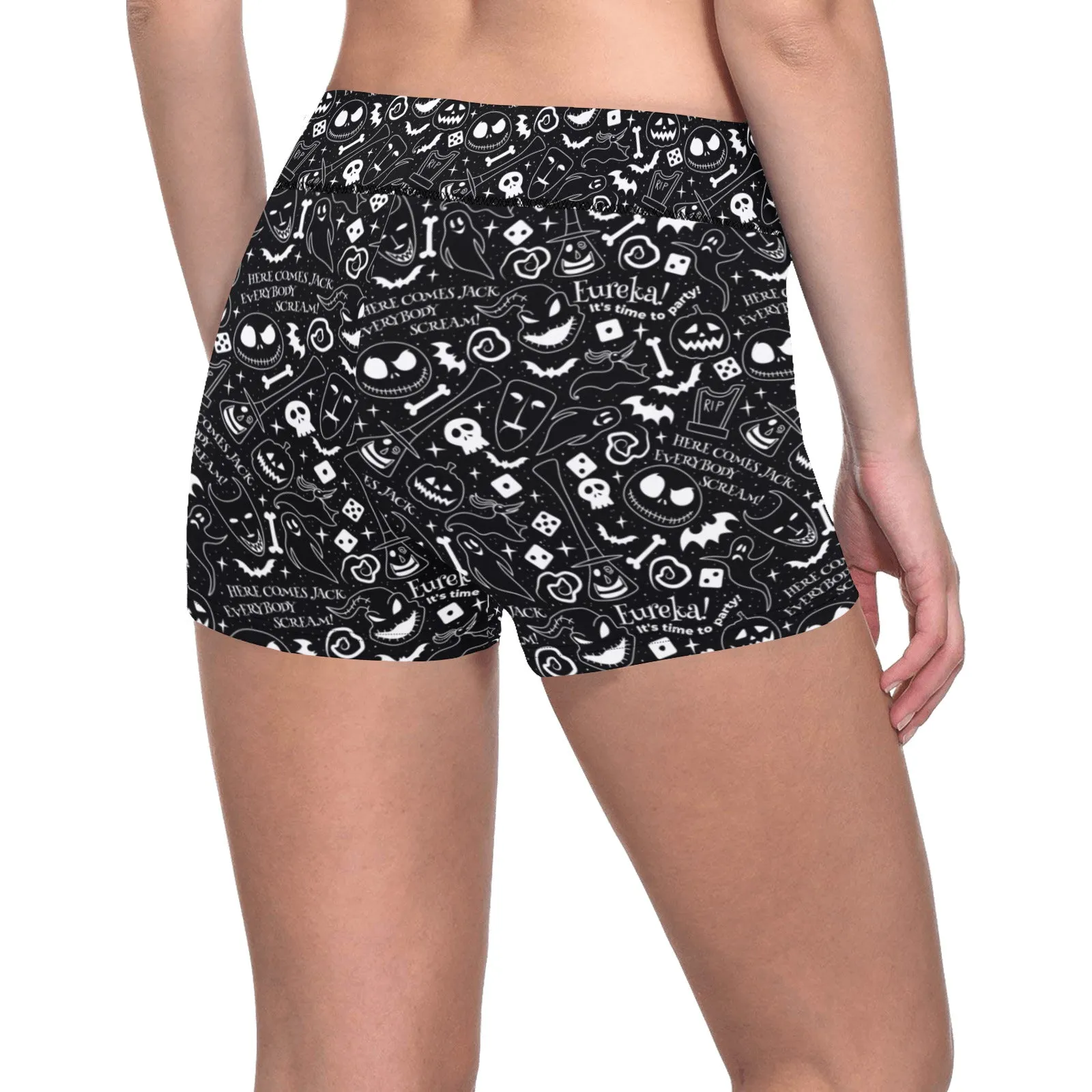 Disney Nightmare Before Christmas Everybody Scream Women's Short Leggings