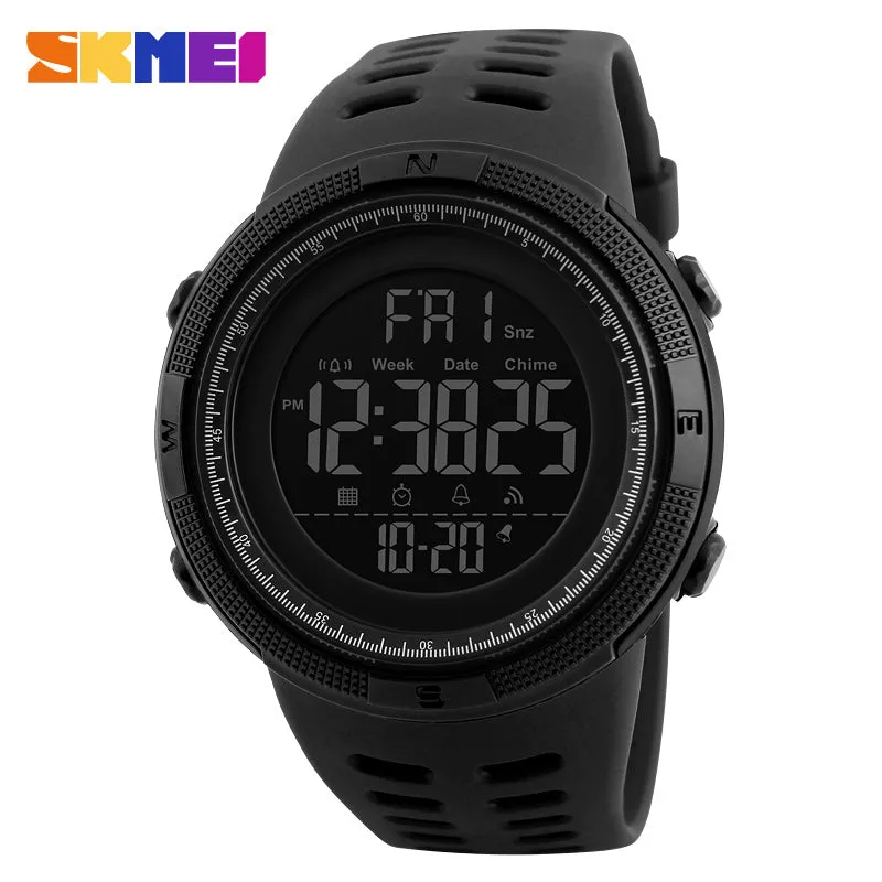 Fashion Outdoor Sport Watch Men Multifunction Watches Alarm Clock Chrono 5Bar Waterproof Digital Watch reloj hombre