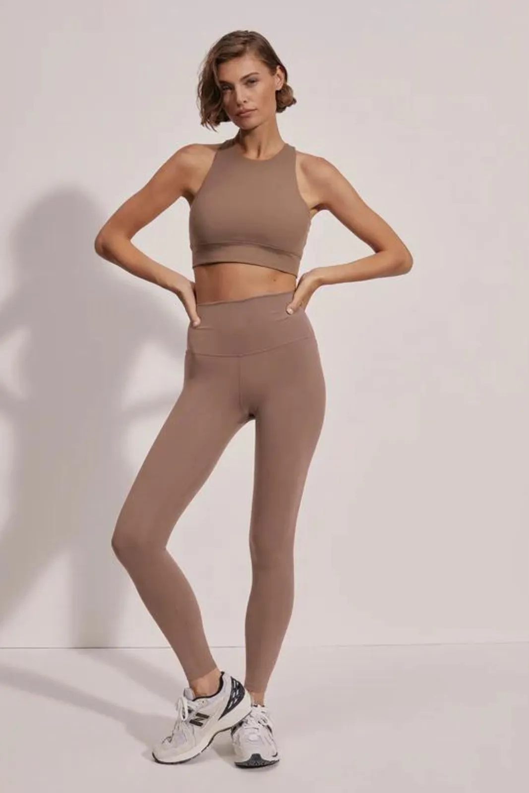 Freesoft High Rise Legging 25", Taupe Stone