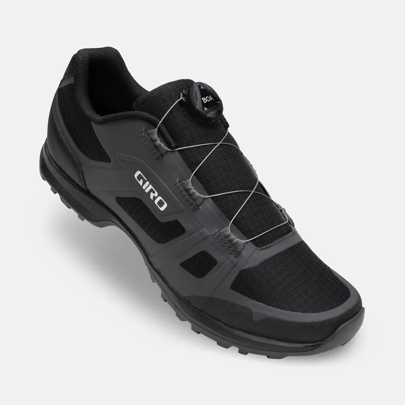 Giro Gauge BOA Bicycle Shoes Dark Shadow/Black 42