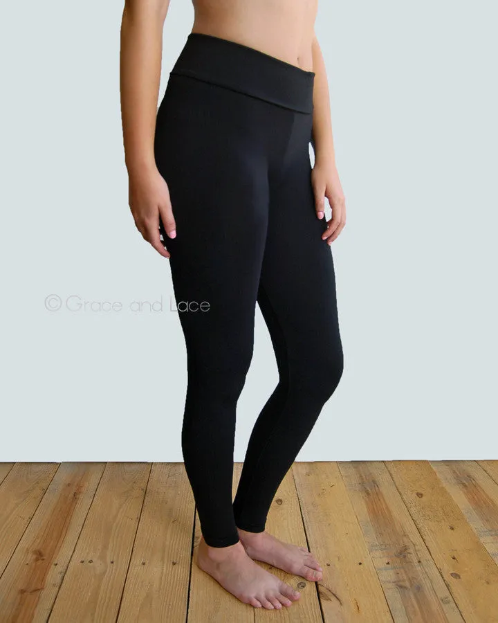 Grace & Lace Perfect Fit Leggings in Black