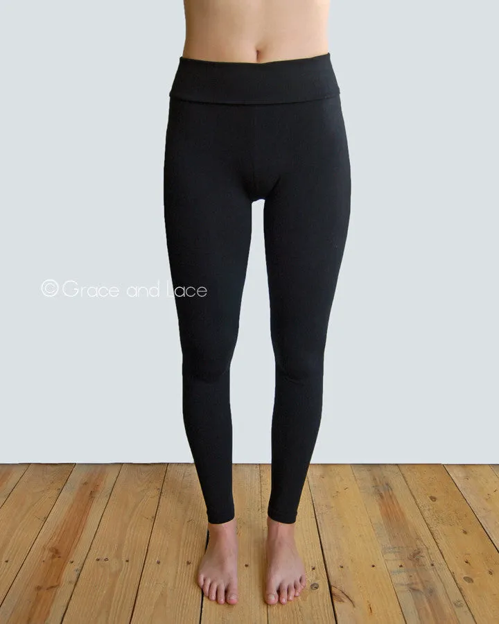 Grace & Lace Perfect Fit Leggings in Black