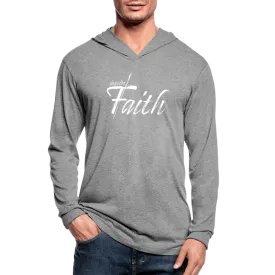 Graphic Hoodie, Inspire Faith Long Sleeve Tri-Blend Hooded Tee