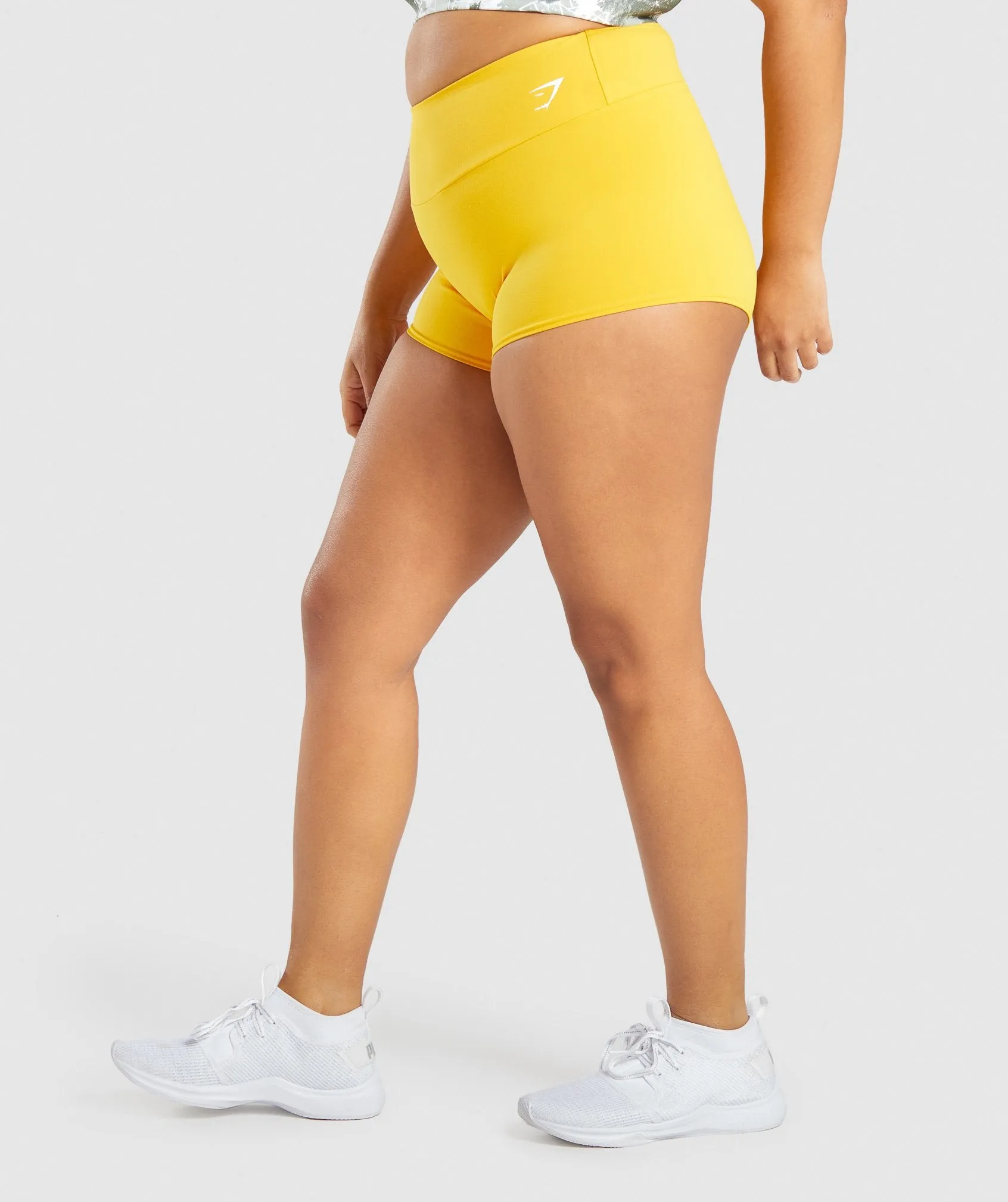 Gymshark Training Short Length Shorts - Yellow