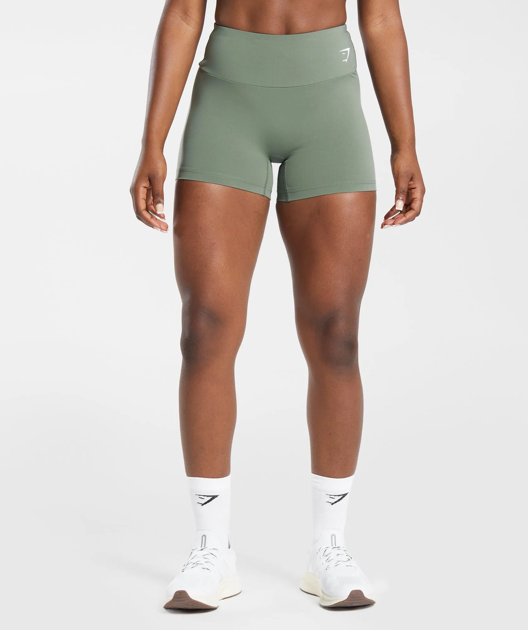 Gymshark Training Tight Shorts - Dusk Green