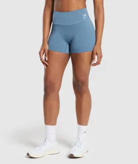 Gymshark Training Tight Shorts - Faded Blue