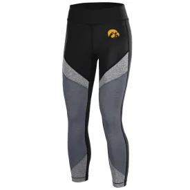 Iowa Hawkeyes Under Armour Women Compression Black Crop Leggings