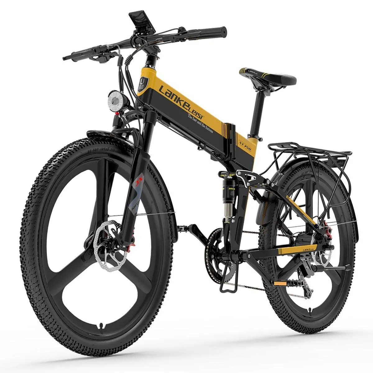 LANKELEISI XT750 Sports Version Electric Folding Bike - US