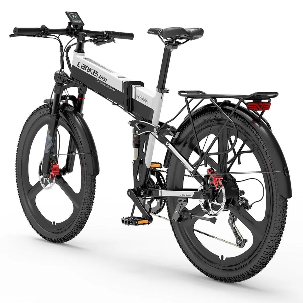 LANKELEISI XT750 Sports Version Electric Folding Bike - US