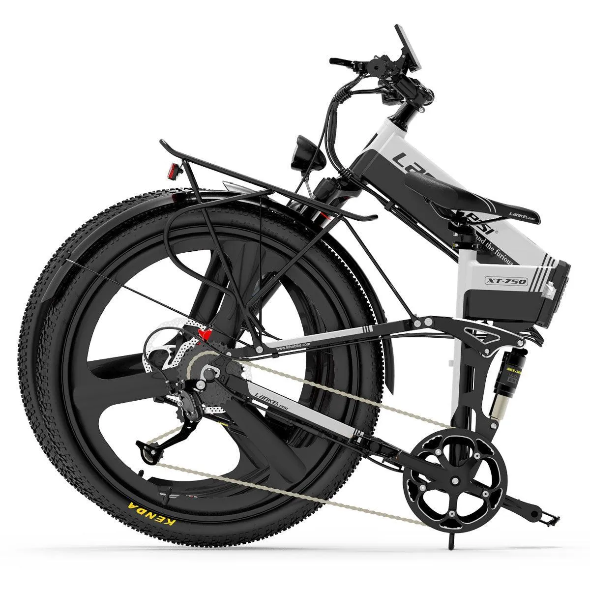 LANKELEISI XT750 Sports Version Electric Folding Bike - US