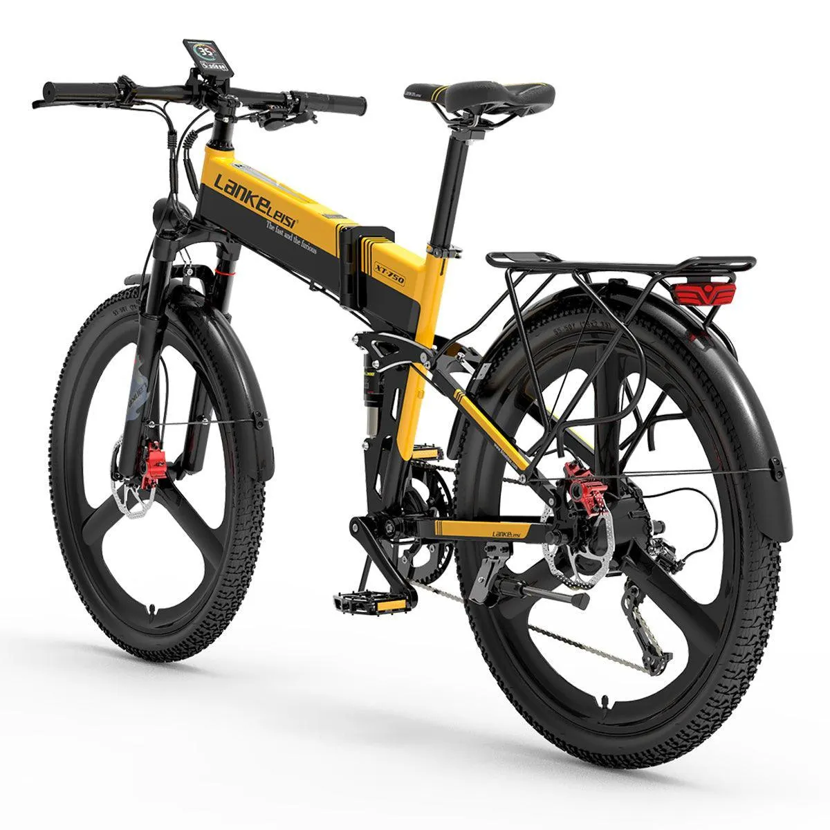 LANKELEISI XT750 Sports Version Electric Folding Bike - US