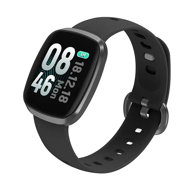 Lerbyee Smart Watch Waterproof GT103 Blood Pressure Fitness Tracker Sleep Monitor Music Control Full Screen Touch for iPhone