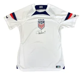 Mia Hamm Signed USA White Nike Women's Soccer Jersey BAS ITP