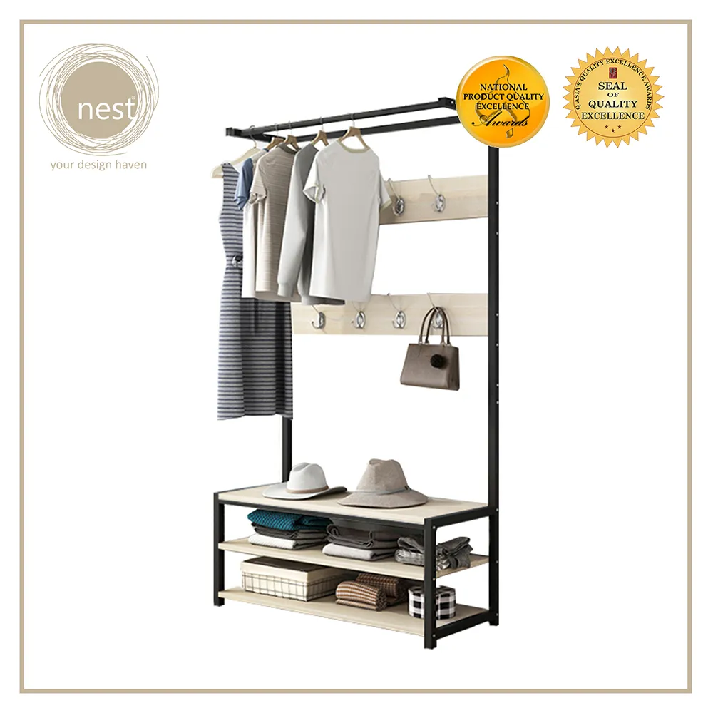 Nest Design Lab Premium Garment Shelf Rack