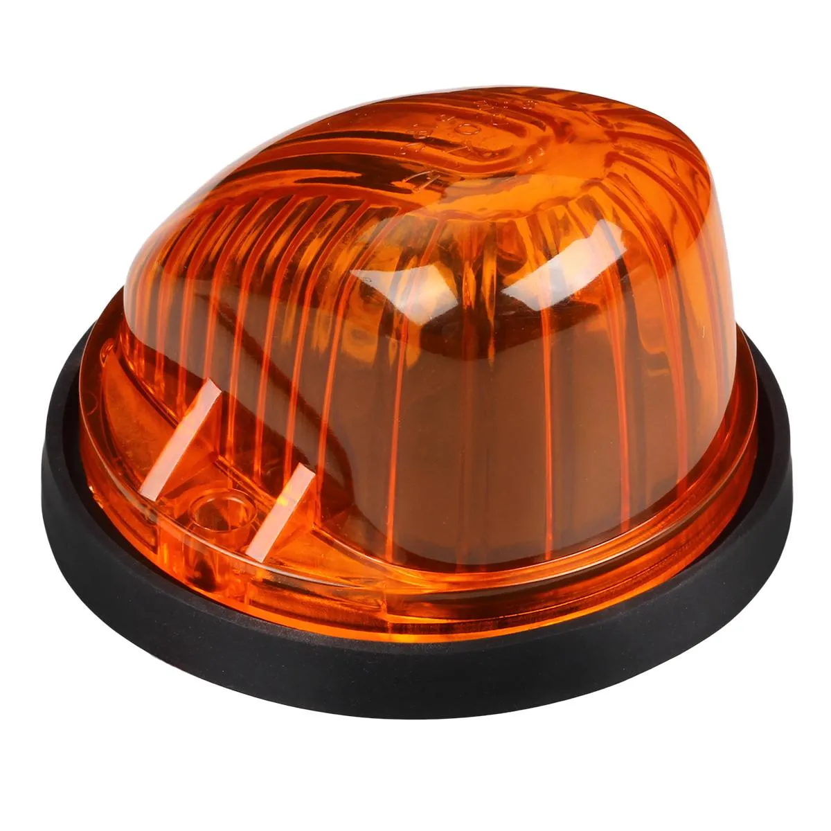 Partsam 5X Roof Running Cab Marker Light Amber Cover Lens/Base Compatible with C/K Series 1973 1974 1975 1976 1977 1978 1979 1980 1981 1982 1983 1984 1985 1986 1987 Pickup Truck